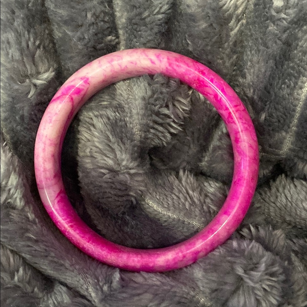 Vibrant Pink Sugilite jade Gradient Bracelet